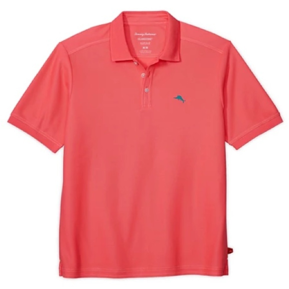 Tommy Bahama Men’s coral‎ Supima cotton soft short sleeve golf Polo shirt top